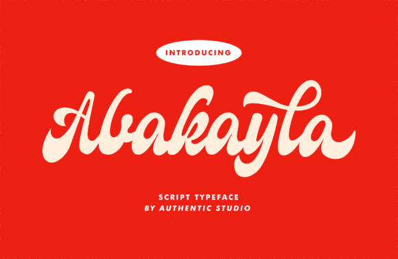 Abakayla: A Script Font That Puts Personality Center Stage