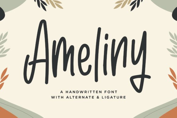 Ameliny: A Handwritten Font with True Personality