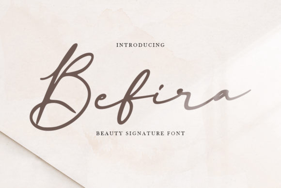 Befira: A Script Font for Elegant Brand Stories