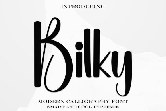 Bilky: A Festive Font for Campaigns That Need Holiday Charm