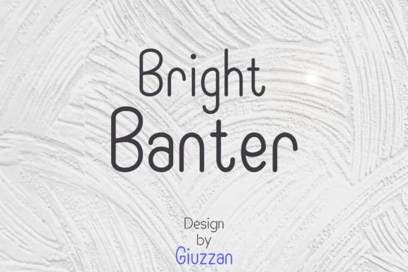 Bright Banter: A Charming Font for Editorial Personality