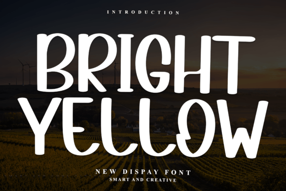 Bright Yellow: A Warm Handwritten Font for Digital Design