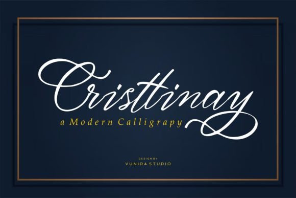 Christtinay Font: A Typeface for Calm and Elegant Stories
