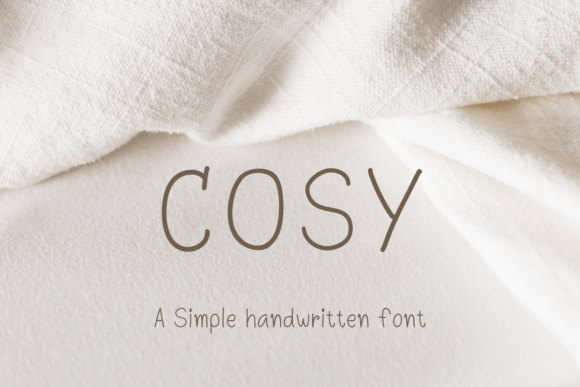 Cosy: A Handwritten Font Designed for Your Craft Business