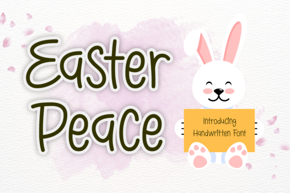 Craft Your Designs with the Easter Peace Handwritten Font