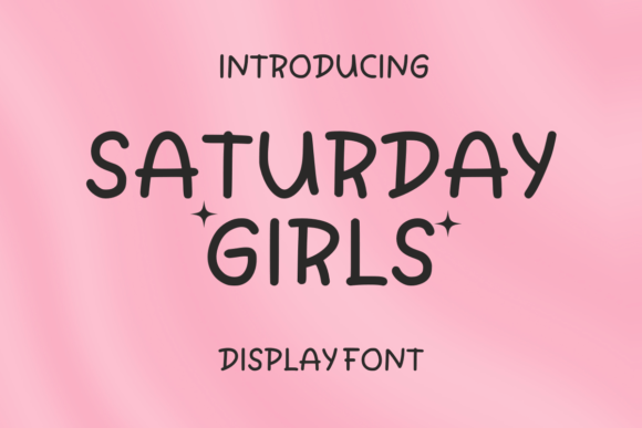 Crafting Charm with Saturday Girls: A Playful Handwritten Font