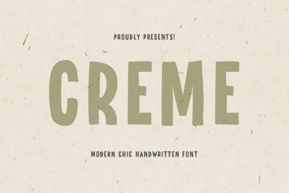 Creme: The Hand-lettered Font for Makers and Creators
