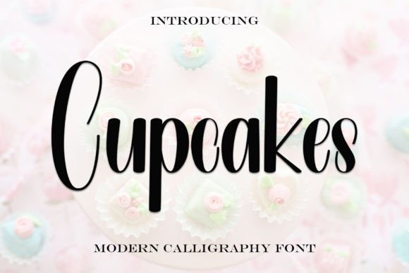 Cupcakes: A Joyful Handwritten Font for Crafting Beautiful Products
