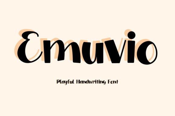 Emuvio: A Cute Typeface for Makers and Creators