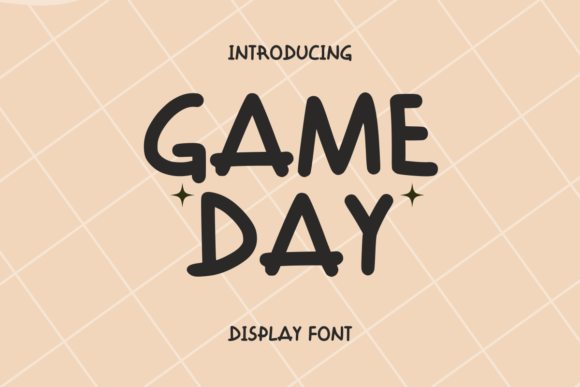 Game Day: A Playful Handwritten Font for Digital Design