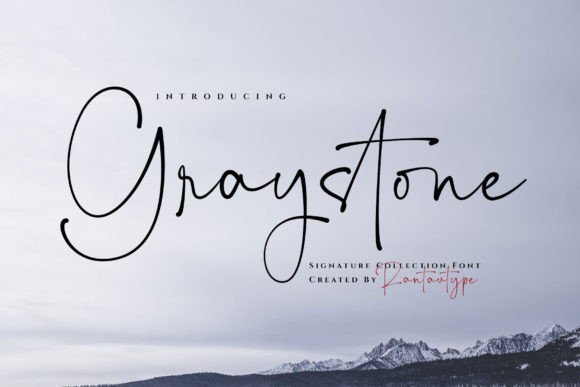 Graystone: A Sturdy, Elegant Script for Serious Projects