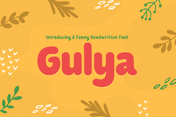 Gulya: A Playful Handwriting Font for Digital Design