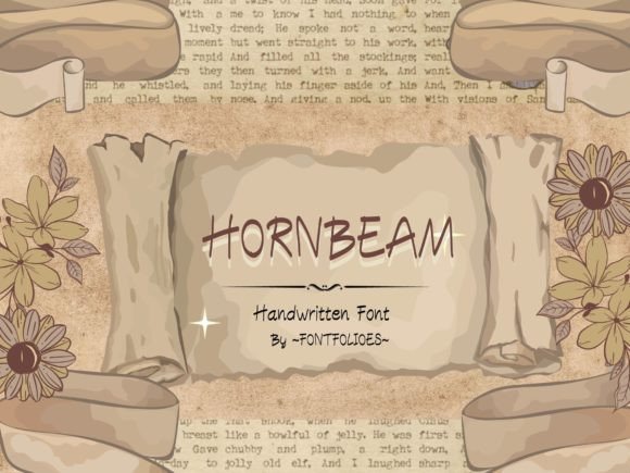 Hornbeam: A Handwritten Script Font for Makers and Creators