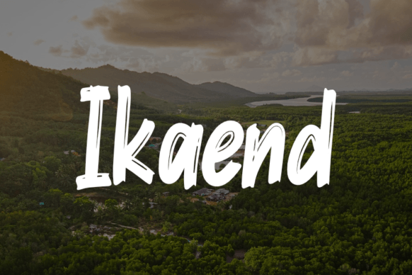 Ikaend: A Striking Font for Distinctive Marketing Campaigns