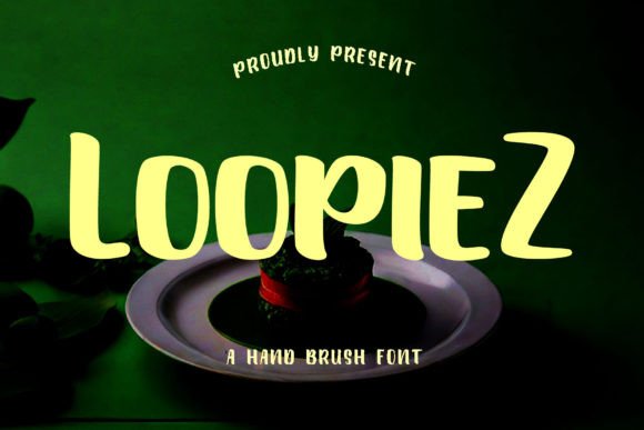 Loopiez: A Script Font for Editorial Mood