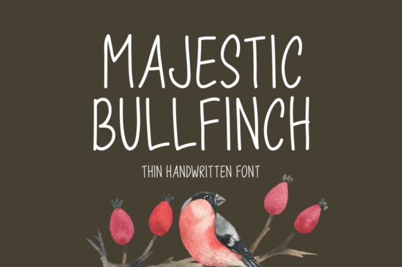 Majestic Bullfinch: A Font for Editorial Elegance