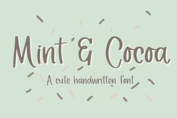 Mint Cocoa: A Font That Adds Warm Personality to Digital Layouts