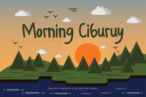 Morning Ciburuy: A Casual Script Font That Builds Trust
