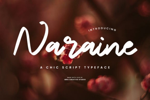 Naraine: The Chic Script Typeface for Elegant Web Design