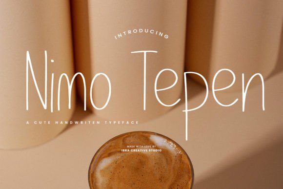 Nimo Tepen: A Handwritten Typeface for Editorial Charm