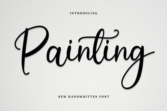 Painting: A Handwritten Font for Editorial Elegance