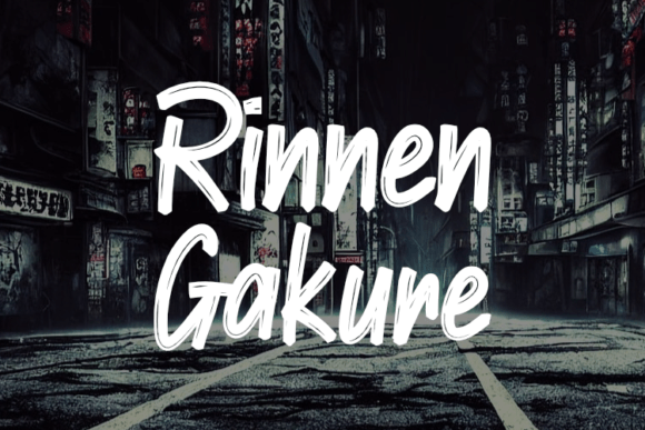 Rinnen Gakure: A Premium Script Font for Digital Brand Storytelling