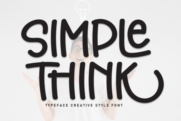 Simple Think Font: A Friendly Script for Digital Charm