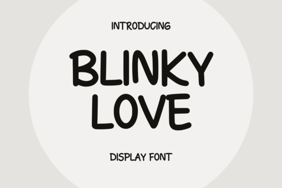 The Blinky Love Typeface: A Handwritten Font for Web Designers