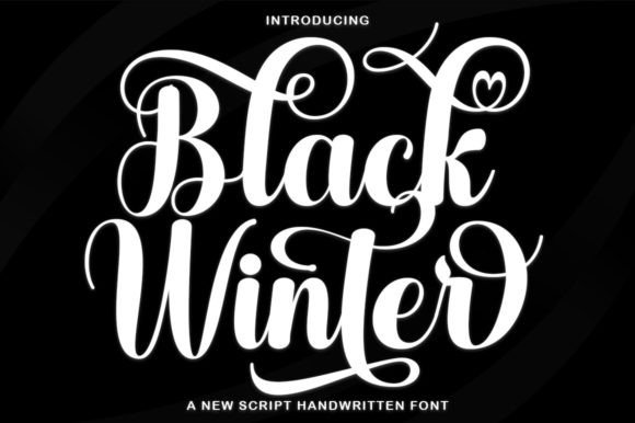 The Creative Power of Black Winter Font in Your Hands