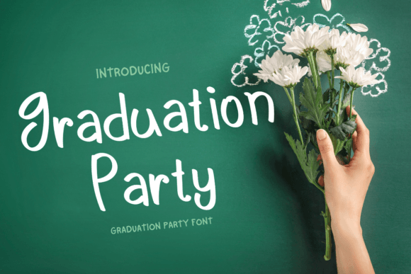 The Graduation Party Font in Real Design Work
