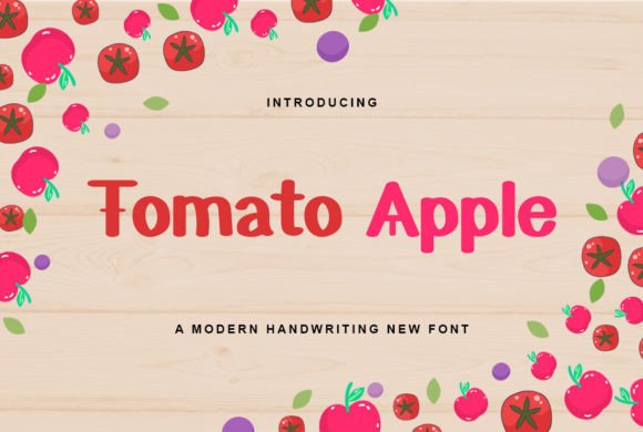 Tomato Apple: A Friendly Script Font for Modern Marketing