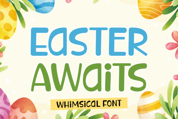 Using Easter Awaits Font for Campaign Visuals